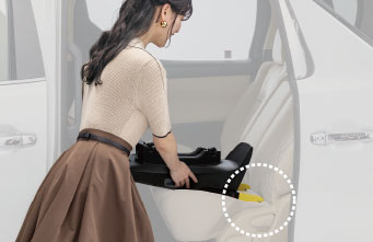 車への取り付け位置が見やすい
